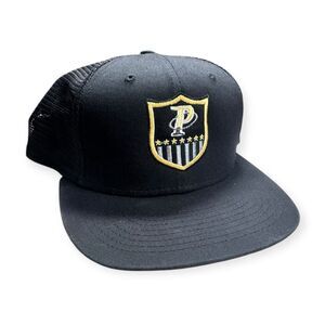 New Era Letter P Snapback Hat Mesh Back Cap Adjustable OSFM